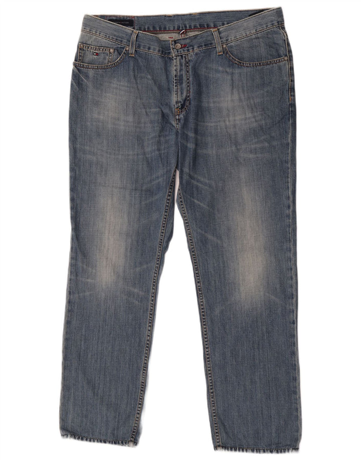 Tommy Hilfiger Jean droit homme W40 L31 bleu coton