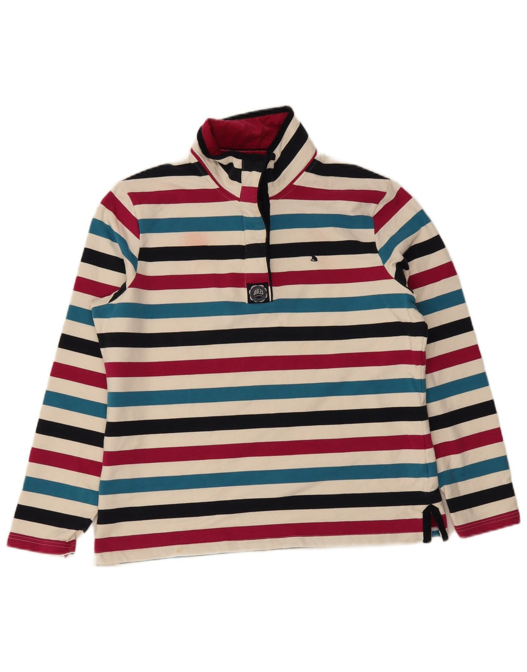 Joules Sweatshirt Jumper UK 16 Large Multicolore Rayé Femme