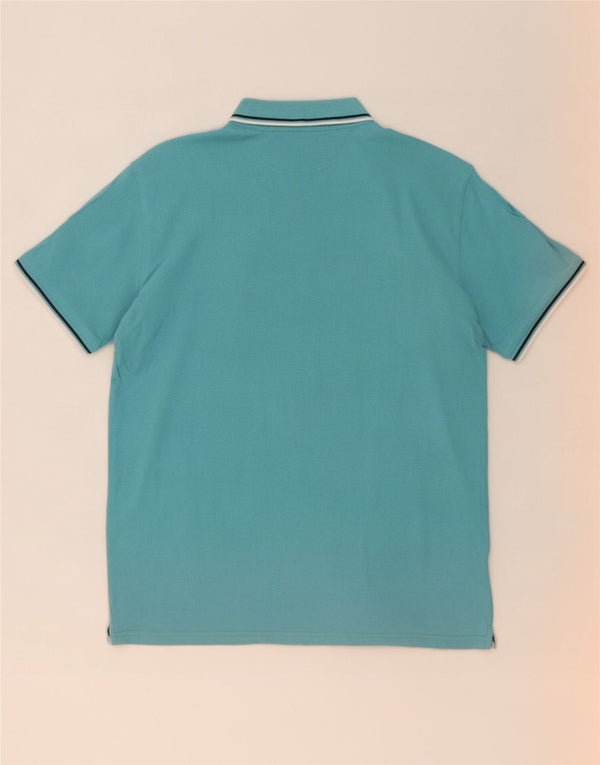 Champion Polo Homme Bleu Moyen Rayé Coton