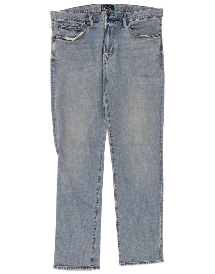 Gap Jean Slim Droit Homme W36 L32 Bleu Coton