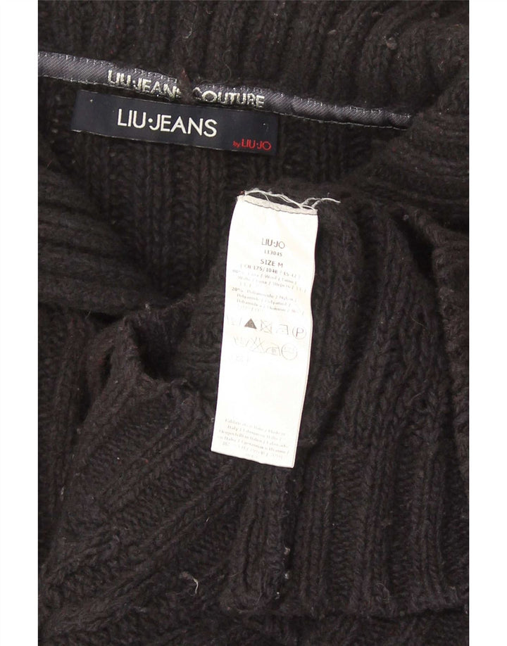 Liu Jo Pull à col boutonné en laine bleu marine moyen pour homme
