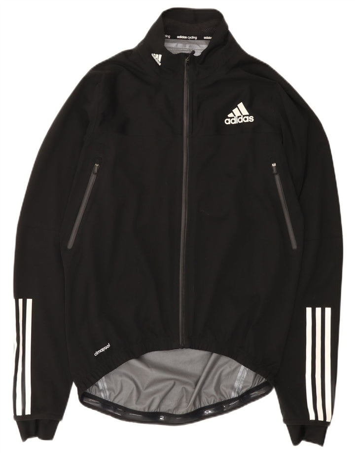 Adidas Climacool Rain Jacket UK 14 Medium Noir Polyester