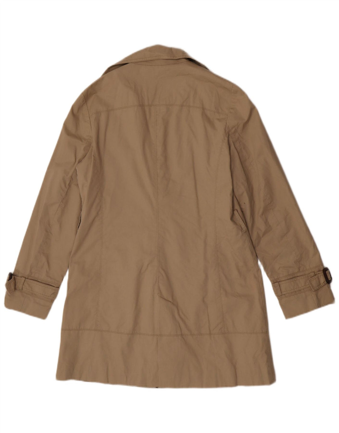 Zara Trench Femme UK 14 Coton Beige Moyen