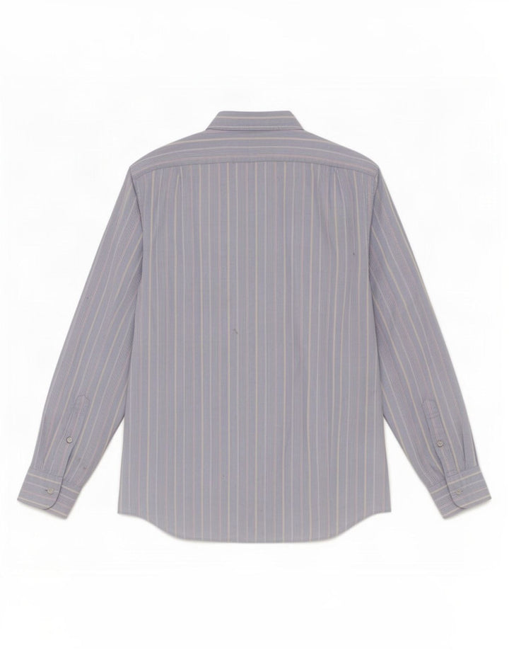 J. Crew Chemise Homme Bleu Moyen En Coton À Fines Rayures