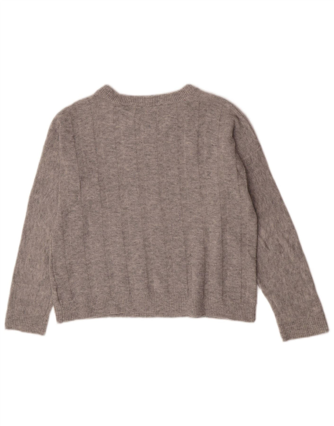 Marks & Spencer Pull surdimensionné à col bateau pour femme UK 10 Petit Gris