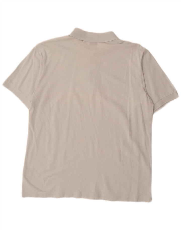 Kappa Polo Homme Blanc Moyen Coton
