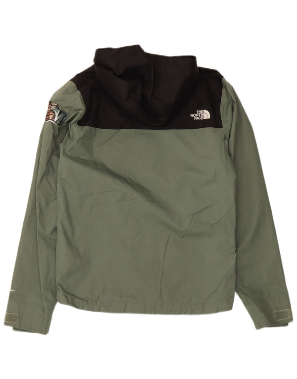 The North Face Veste de pluie à capuche Dryvent pour homme UK 34 XS Vert Colourblock