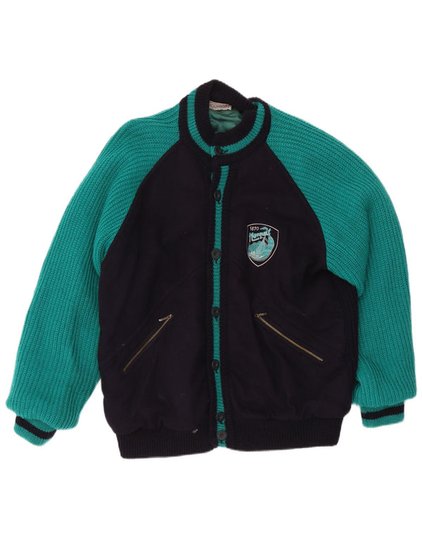 Rodrigo Veste Bomber Homme IT 48 Noir Moyen Colorblock