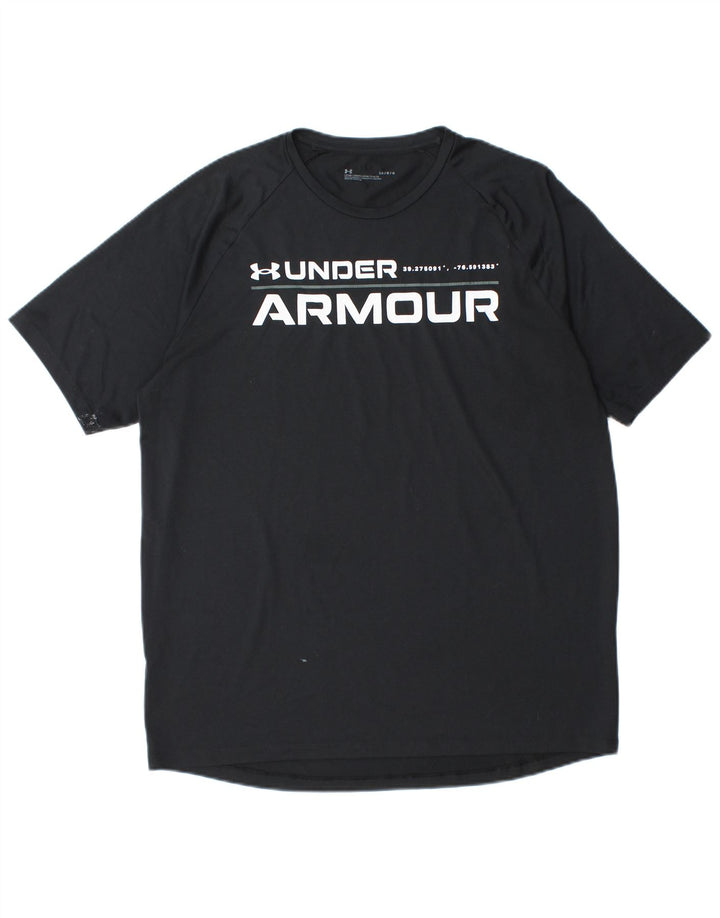 UNDER ARMOUR T-Shirt Graphique Homme Grand Noir