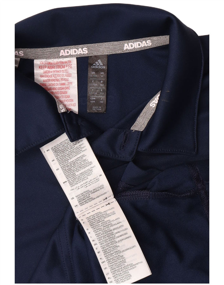 ADIDAS Polo Garçon 11-12 ans Bleu Marine Polyester
