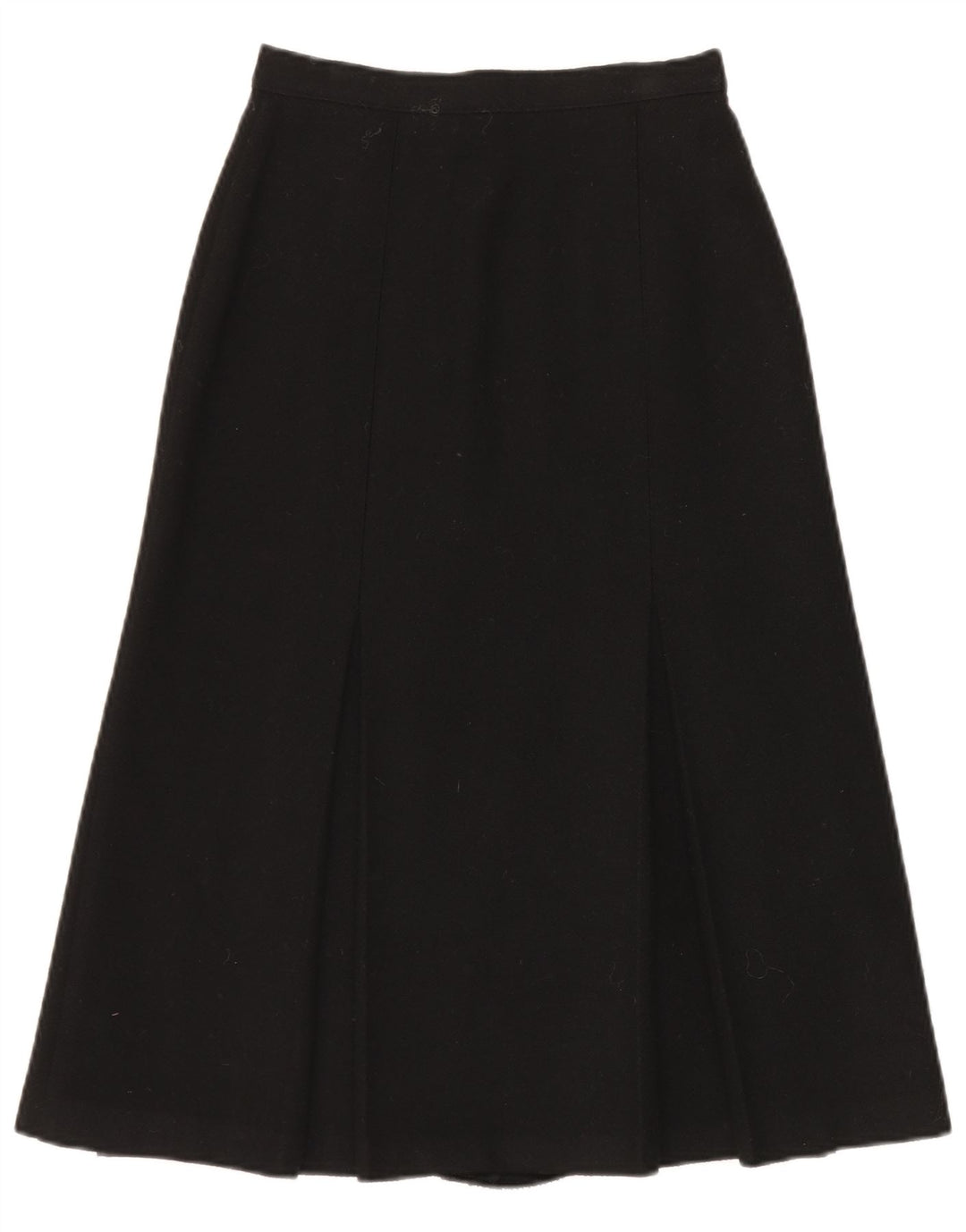 St Michael Jupe trapèze pour femme UK 10 Small W24 Laine noire