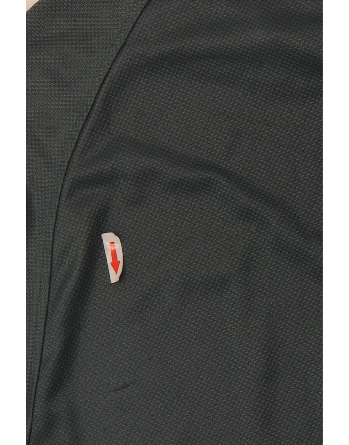 Nike T-shirt pour homme en polyester color block vert moyen