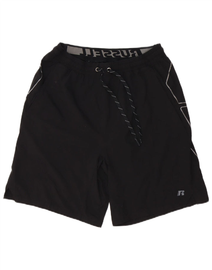RUSSELL ATHLETIC Short de Sport Dri-Power Graphic Homme Noir Moyen