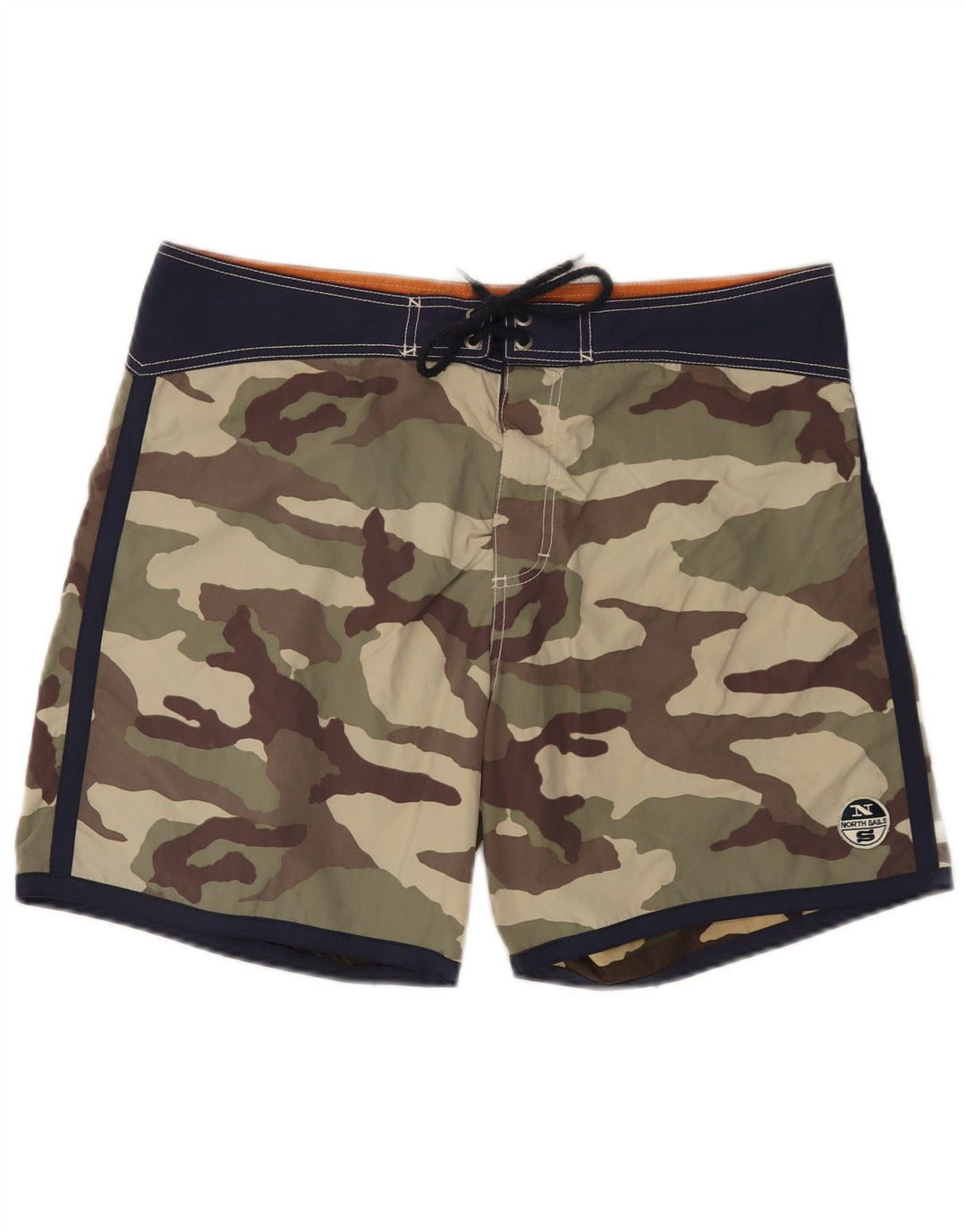 North Sails Short De Bain Homme Large Kaki Camouflage Polyamide