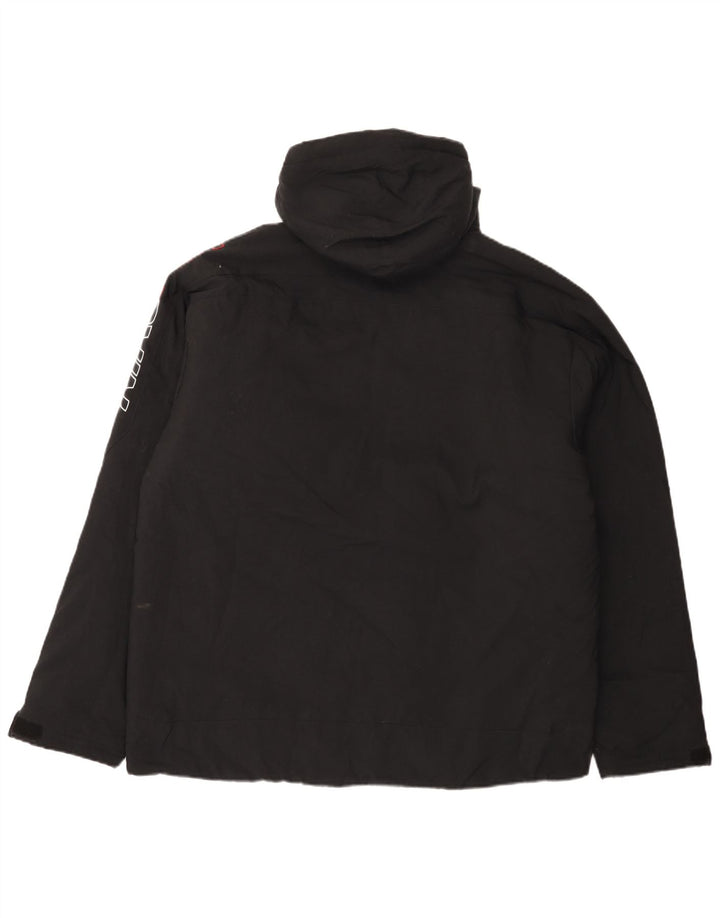Nike Veste matelassée à capuche graphique pour homme UK 42/44 Large Noir Polyester