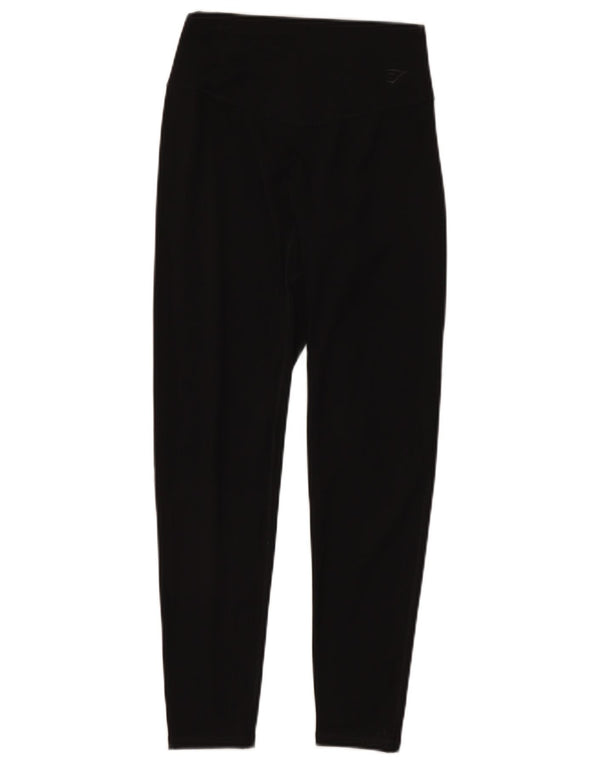 Gymshark Leggings Femme UK 44 Medium Noir Nylon