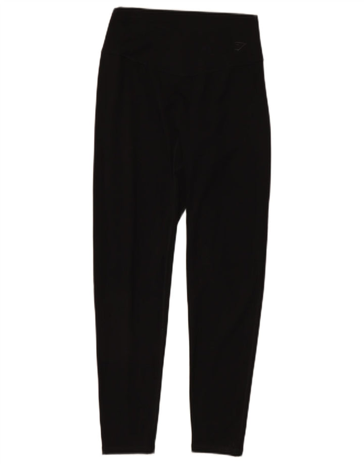 Gymshark Leggings Femme UK 44 Medium Noir Nylon