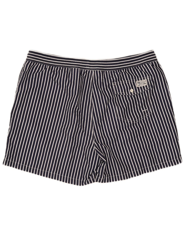 Polo Ralph Lauren Short de bain homme 2XL bleu marine rayé polyester