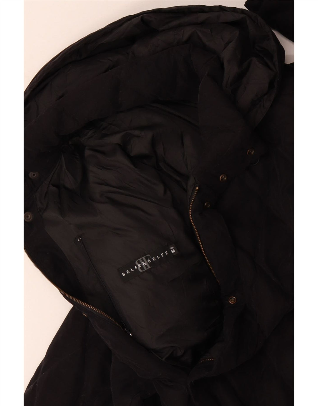 BELFE & BELFE Veste matelassée à capuche pour homme IT 54 2XL Noir