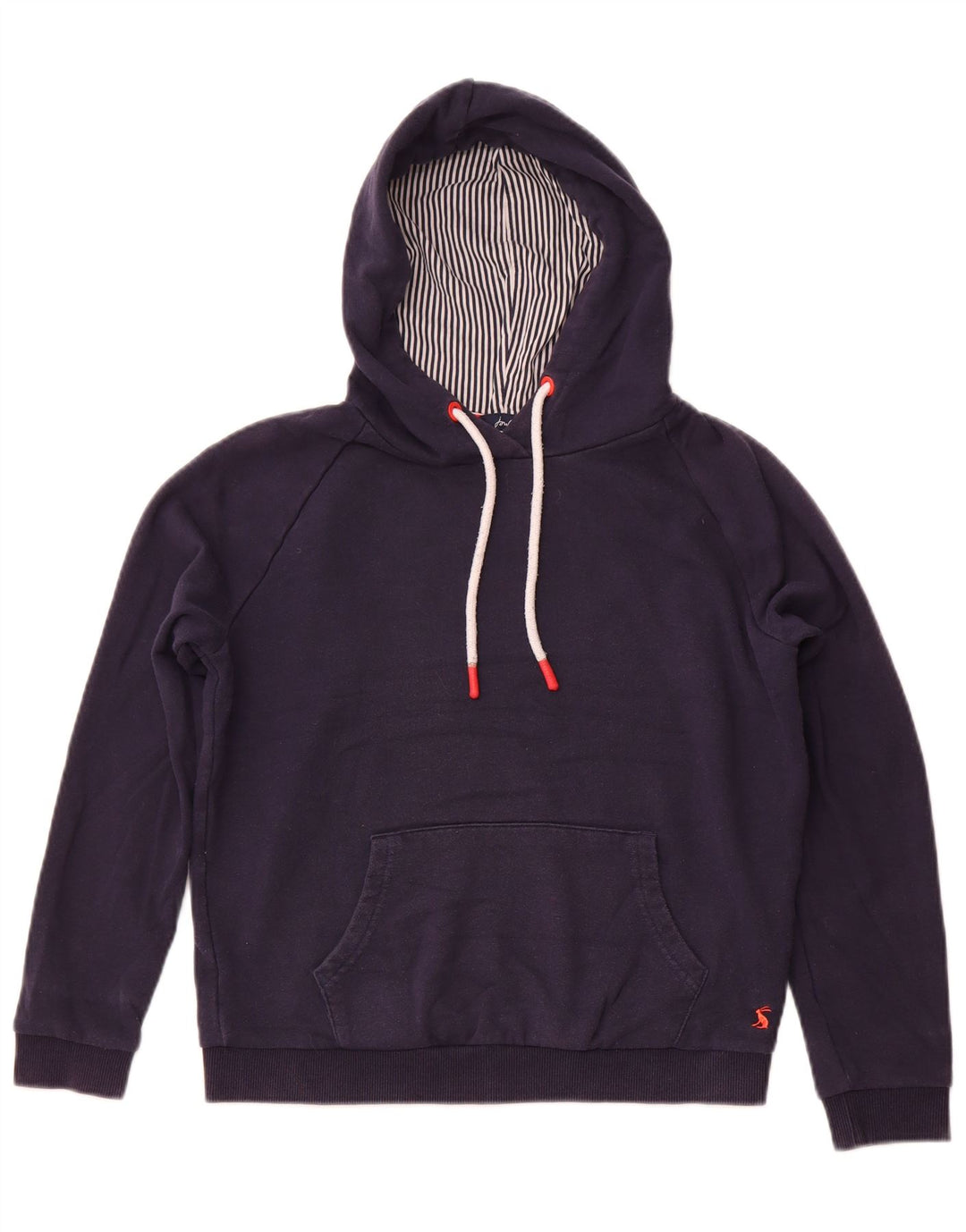 JOULES Pull à capuche surdimensionné pour femme UK 8 Small Bleu marine en coton