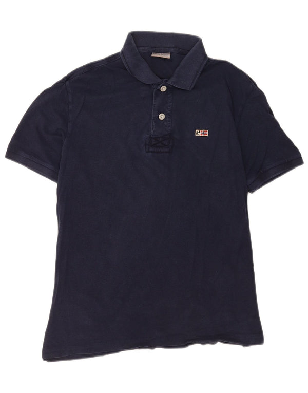 Napapijri Polo Geographic Homme Petit Bleu Marine