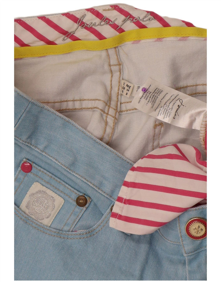 Joules Jean Bootcut Femme UK 12 Moyen W30 L32 Bleu Coton
