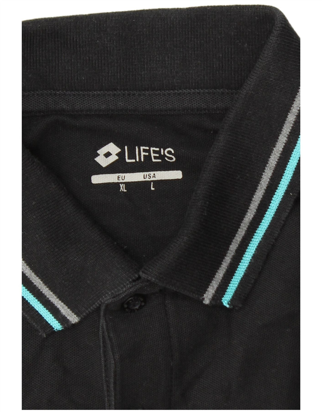 LOTTO Polo Life's Homme Grand Noir Coton