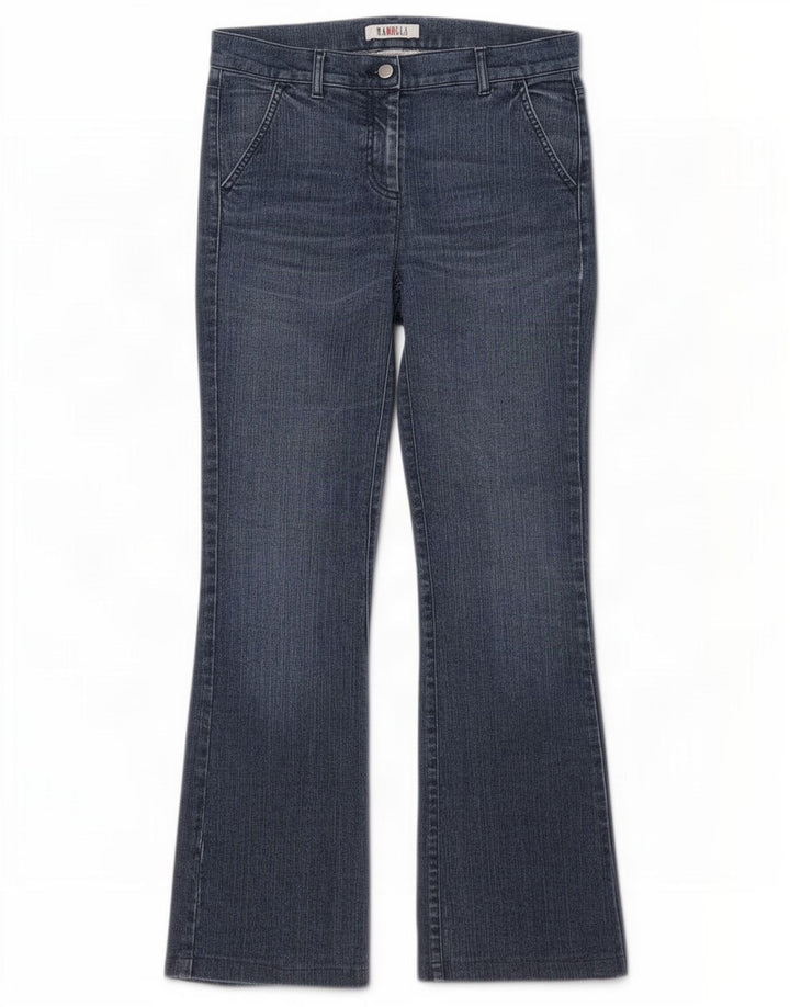 Marella Jean Bootcut Femme W30 L30 Bleu Coton