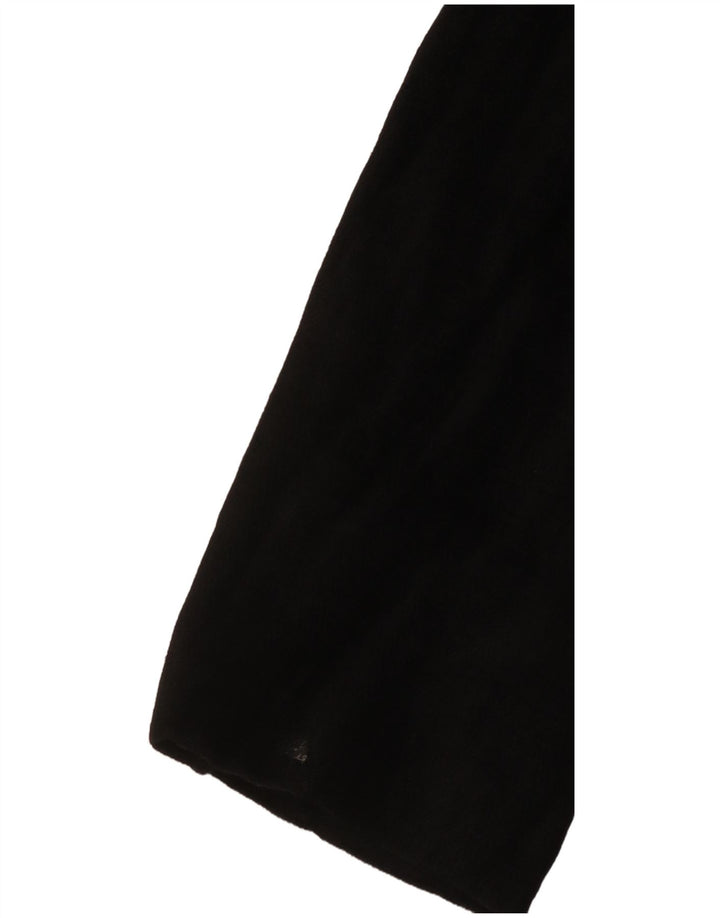 Evelin Brandt Femmes Berlin 4 Bouton Blazer Veste EU 36 Petite Laine Noire