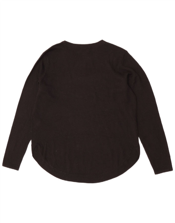 Fat Face Pull col bateau pour femme UK 12 Medium Noir Polyester