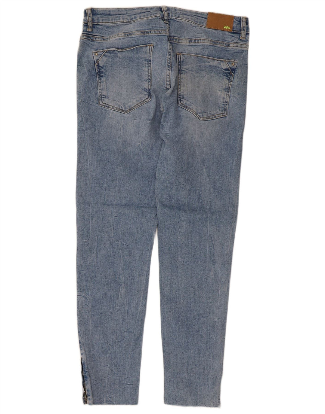 Zara Jean Slim Femme EU 40 Moyen W30 L26 Bleu