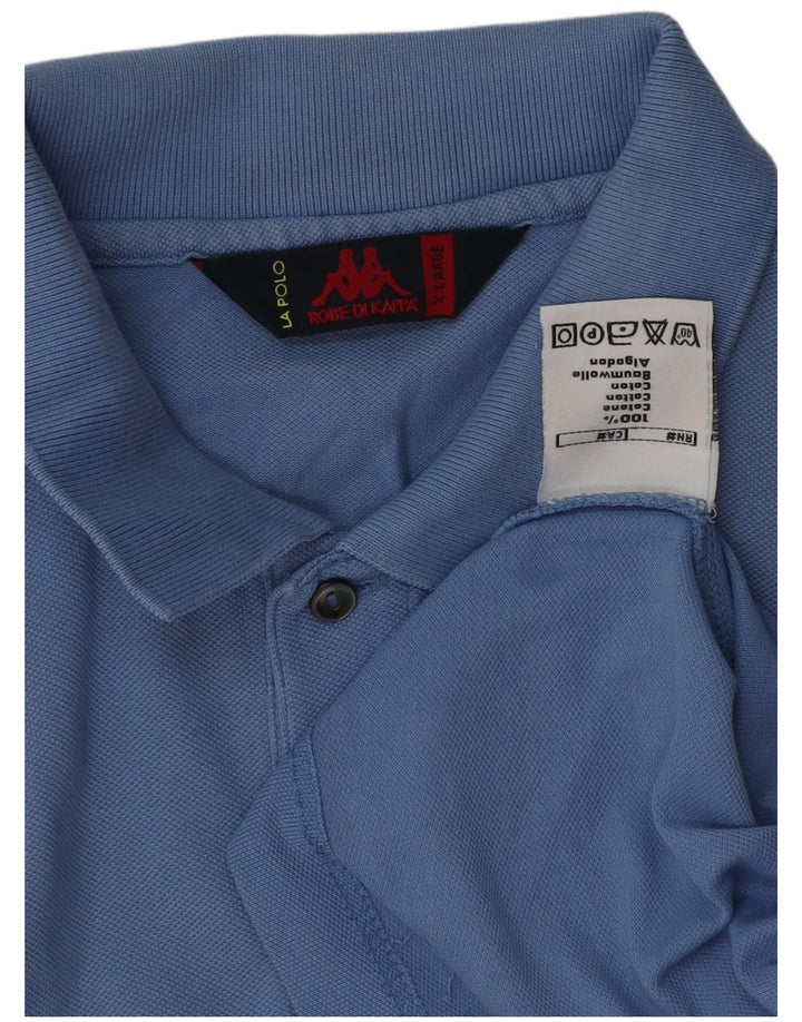 Kappa Polo Homme XL Bleu Coton