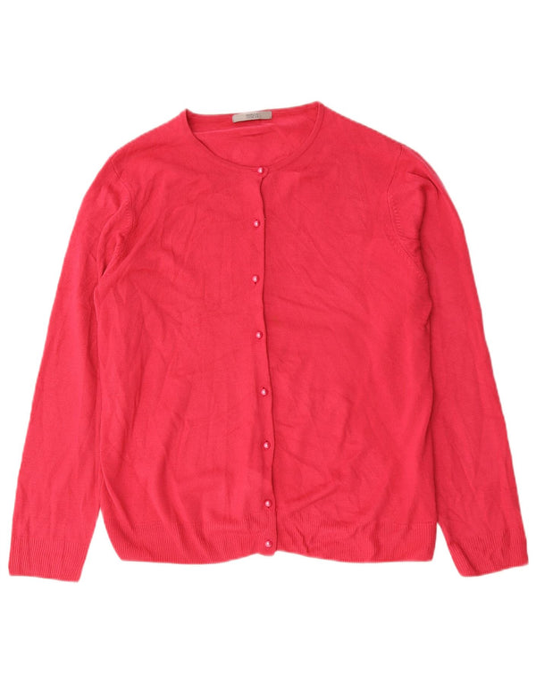 Marks & Spencer Pull Cardigan Femme UK 18 XL Acrylique Rose