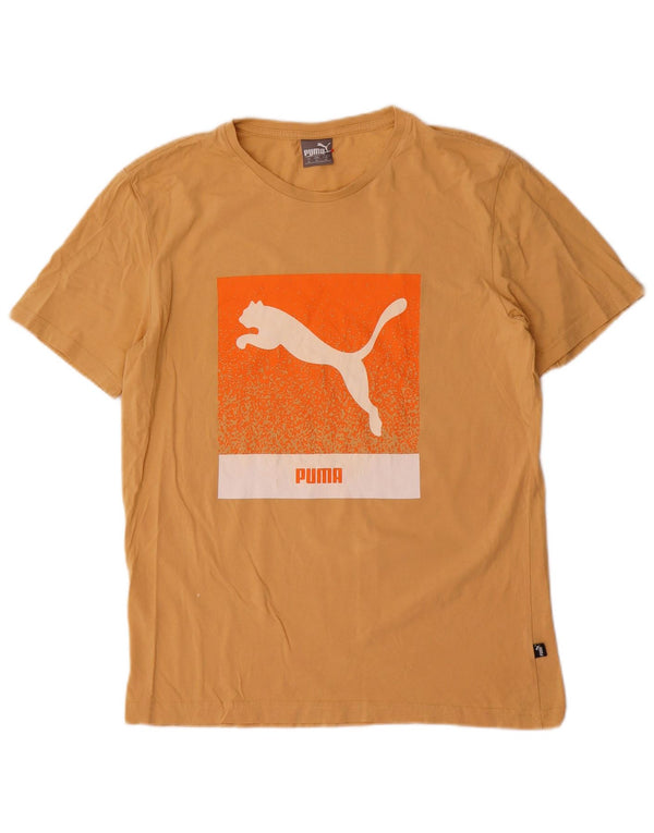 Puma Tee-Shirt Graphic Homme Jaune Moyen