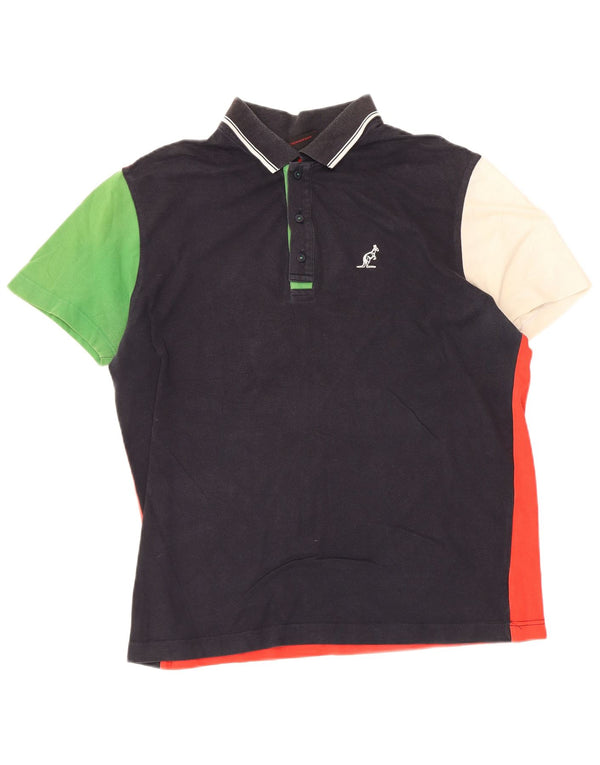AUSTRALIAN L'ALPINA Polo Homme IT 52 Large Multicolore Colourblock
