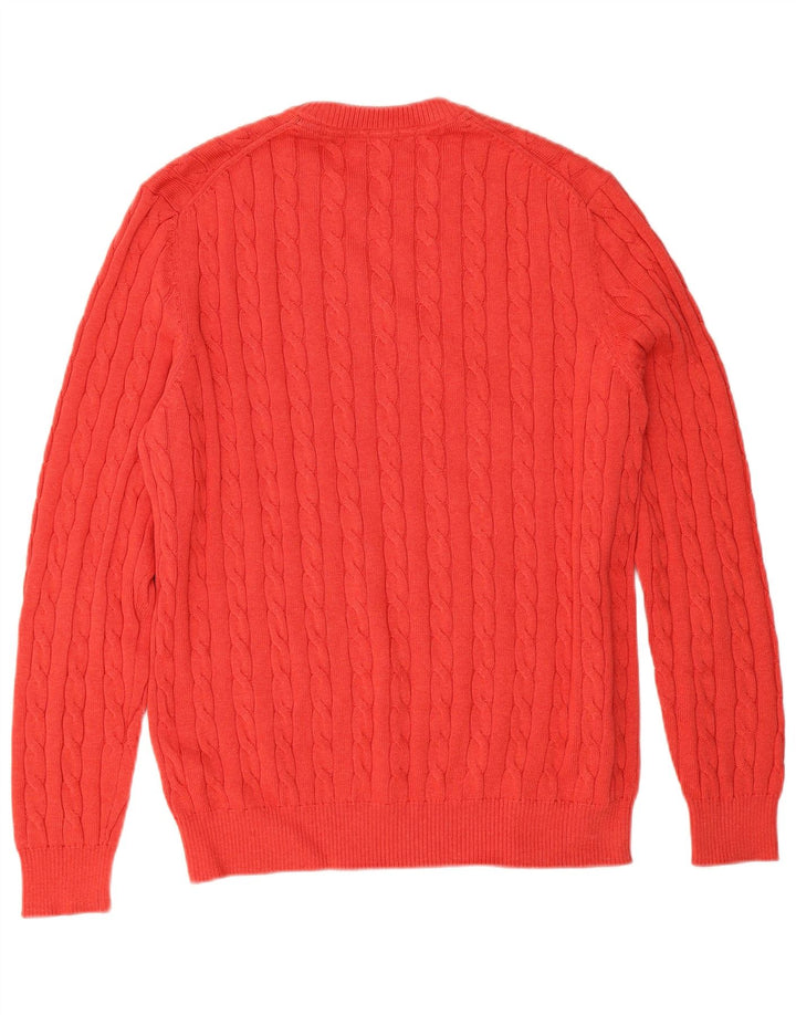 Christian Berg Pull Col Rond Homme Rouge Moyen Coton