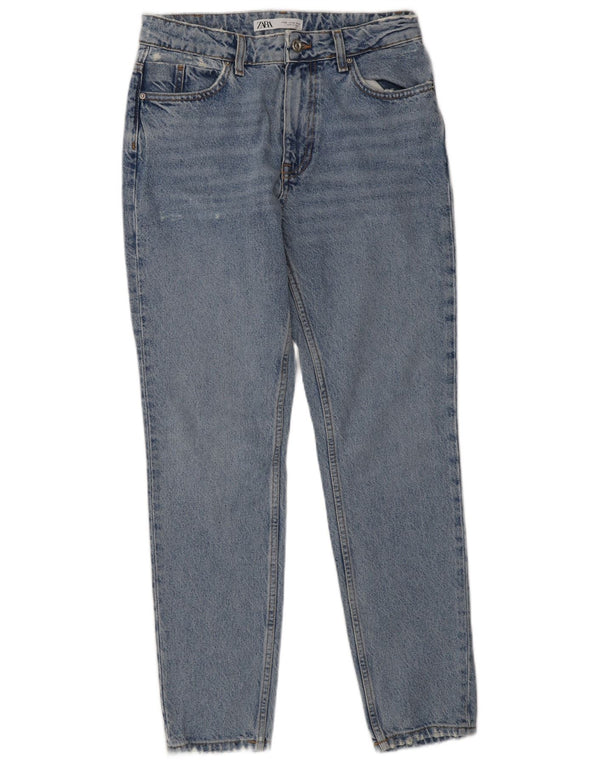 Zara Jean skinny effet vieilli pour femme EU 36 XS W26 L30 Bleu