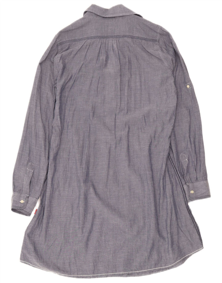 Kappa Robe chemise pull pour femme UK 14 Bleu moyen Coton