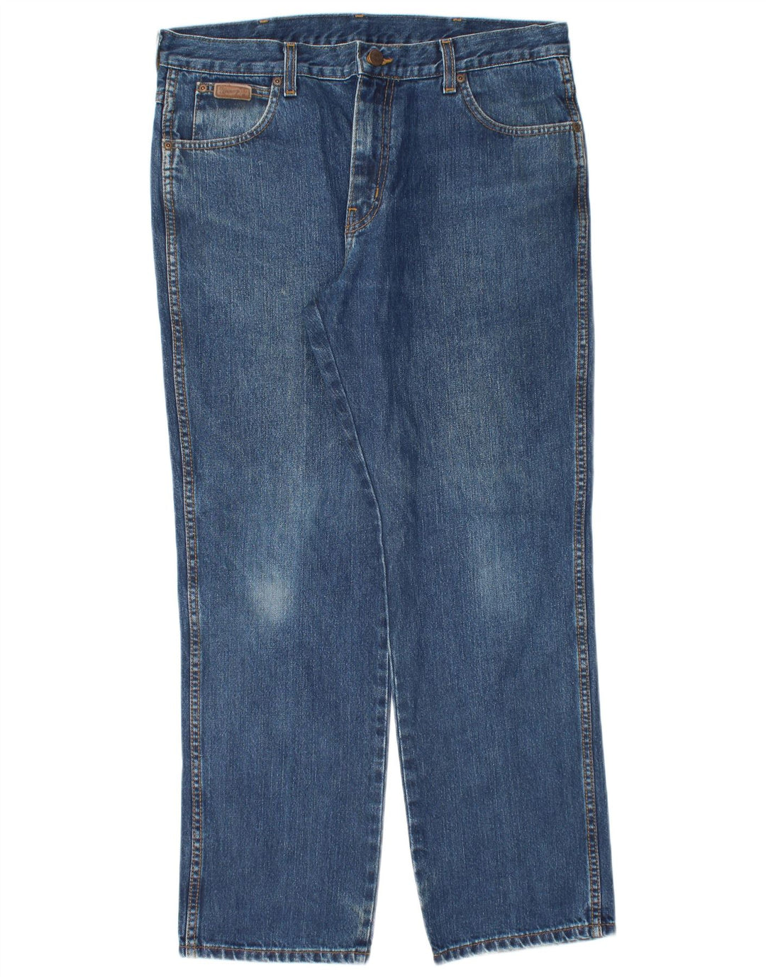 WRANGLER Jean Droit Texas Homme W36 L30 Bleu Coton