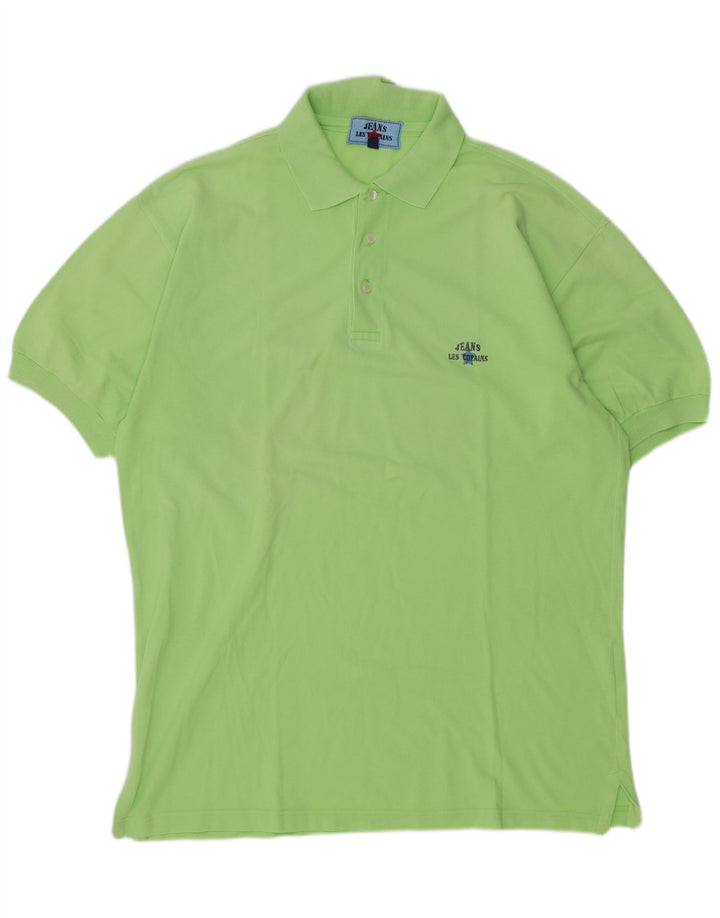Les Copains Polo Homme IT 52 Large Vert Coton