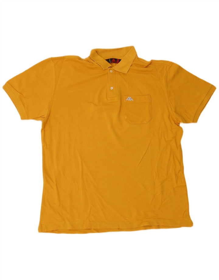 Kappa Polo Homme 2XL Jaune Coton