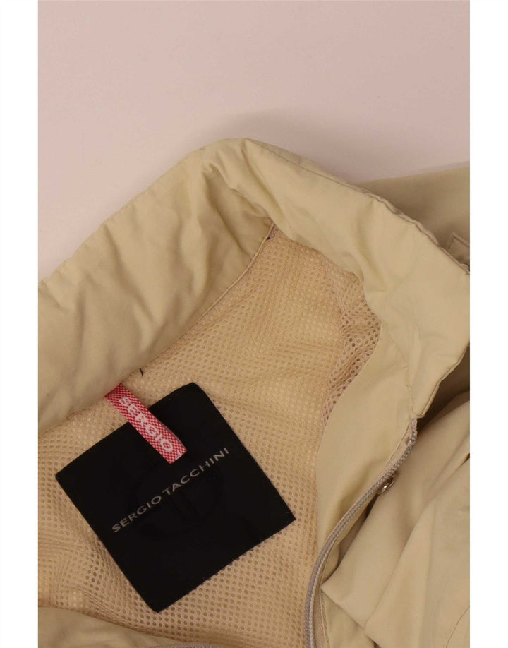 Sergio Tacchini Veste utilitaire à capuche pour femme IT 46 Large Beige Polyamide