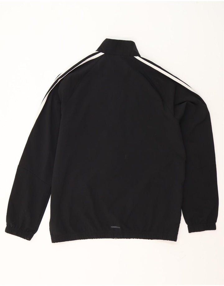 Veste de survêtement Adidas Garçon Aeroready 15-16 ans Noir Polyester