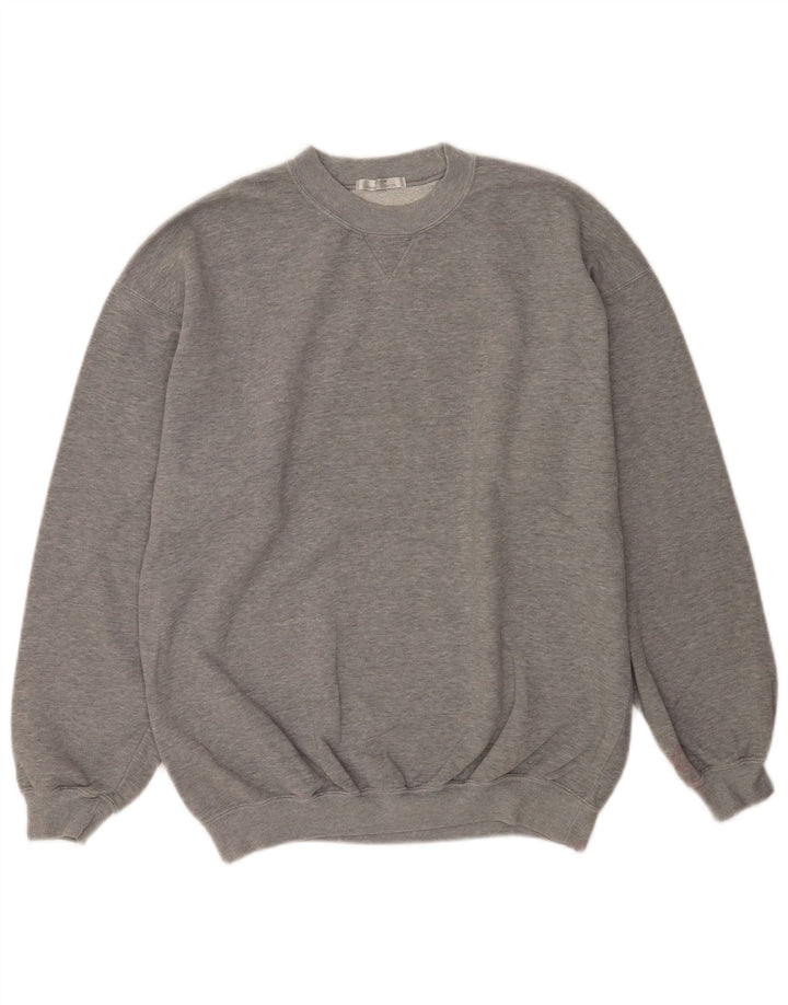 Marks & Spencer Sweat-Shirt Homme Gris Moyen Coton