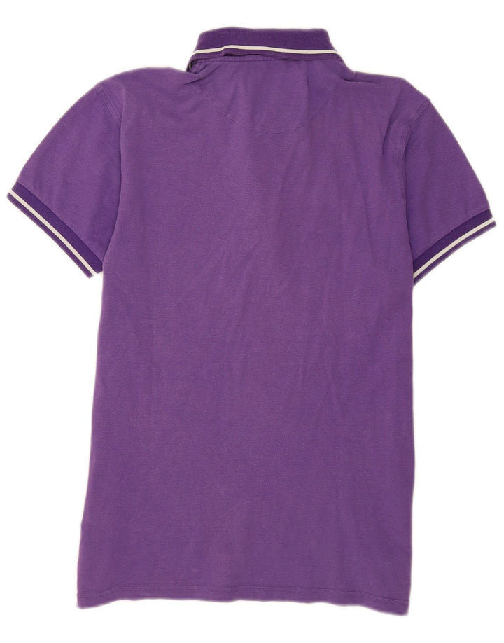 Refrigue Polo Homme Violet Moyen Coton