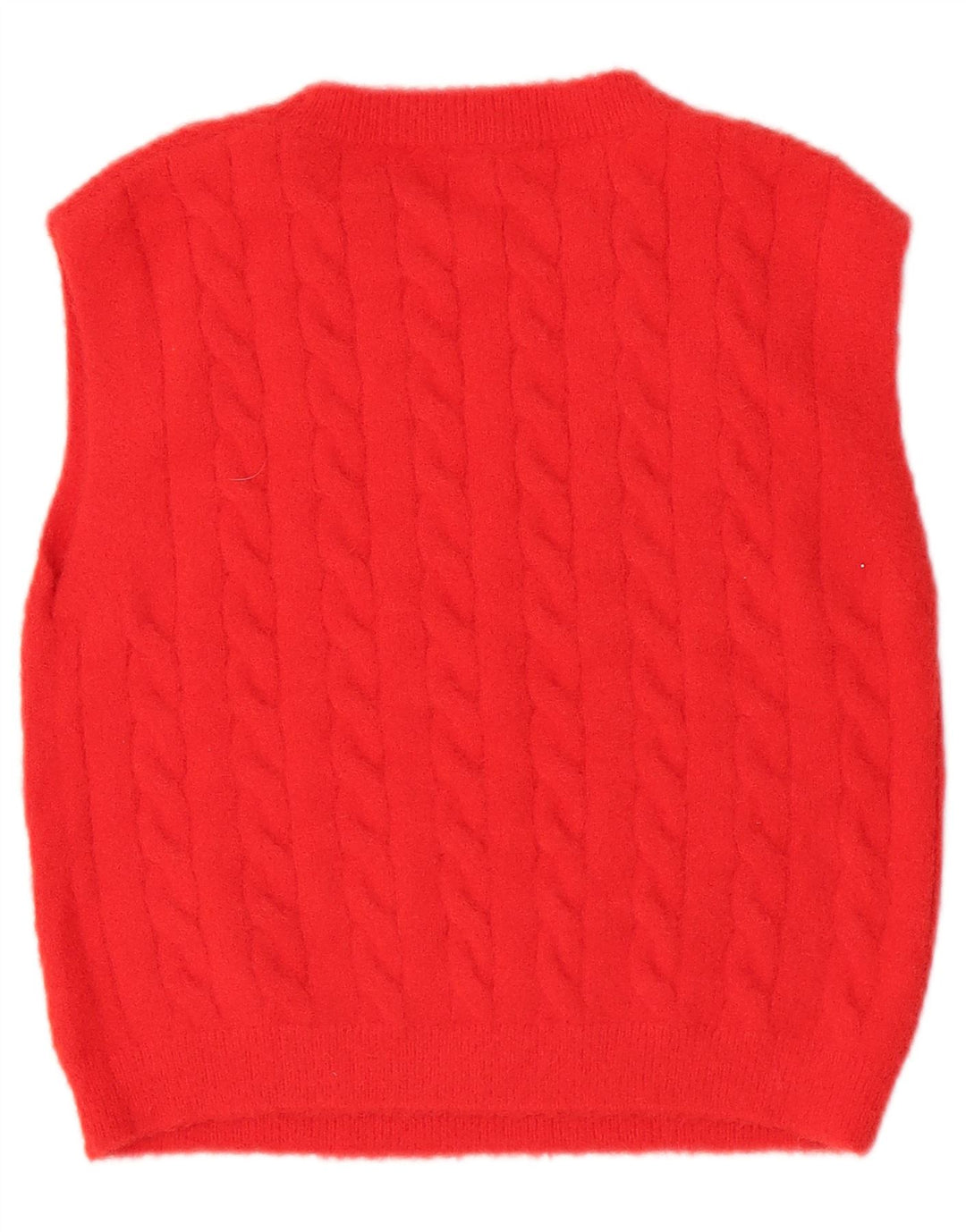 Zara Womens Crop Vest Débardeur UK 10 Petit Rouge Polyamide
