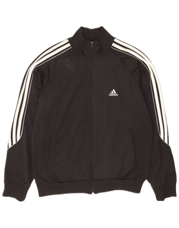 Adidas Veste de survêtement pour homme UK 44/46 Large Noir Polyester
