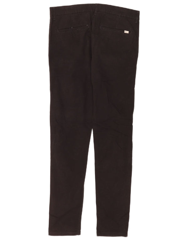 Zara Pantalon Chino Slim Homme EU 40 Medium W31 L30 Coton Noir