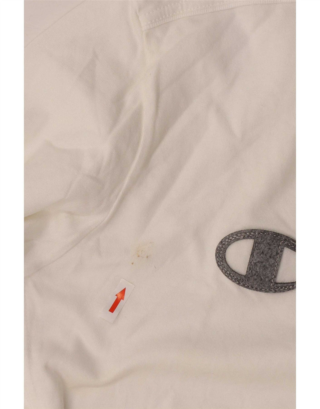 Champion Haut graphique à manches longues pour homme XL en coton blanc