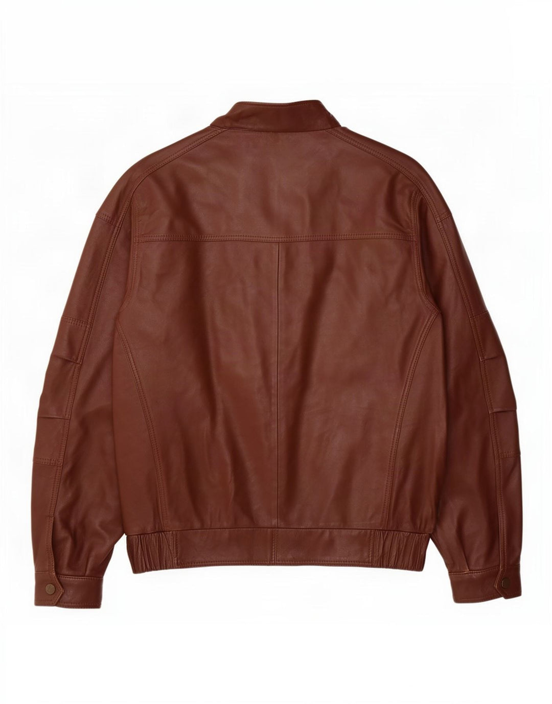 veste en cuir homme vintage UK 40 Grand Marron